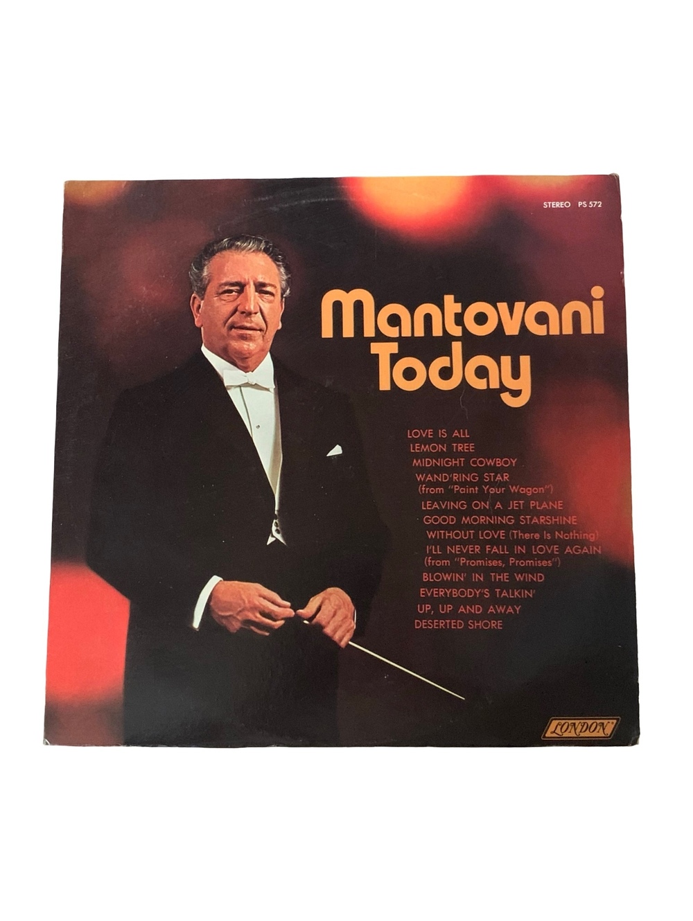 Mantovani Today 12 Vinyl Record LP London Phase 4 Stereo Easy Listening